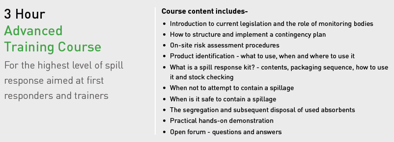 Advanced Spill Training Course