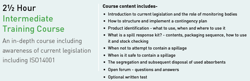 Intermediate Spill Training Course