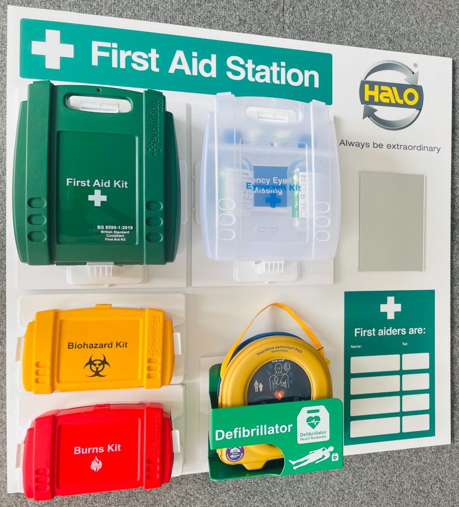 Branded First Aid Stations