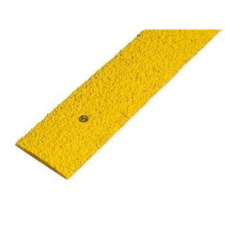 Grip Strip Anti-Slip Strip - Yellow Plastic - Pack of 2 - 32-in L