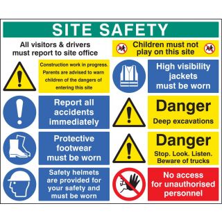 Work Safety Equipment & Gear Safety & Security 600mm x 800mm VSafety ...