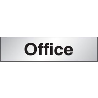 Office Door Signs | Engraved Brass Effect | 140x35mm | SafetyBuyer.com