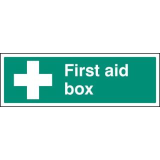 First aid box - Projecting signs | Rigid Plastic | 150x200mm ...