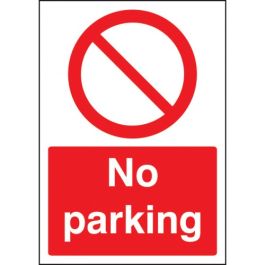 No Parking Sign (A4) | 210mm x 297mm | Rigid Plastic | SafetyBuyer.com