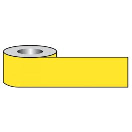 Yellow Barrier Tape | 75mm x 250m (Roll) | Non-Adhesive Polythene ...