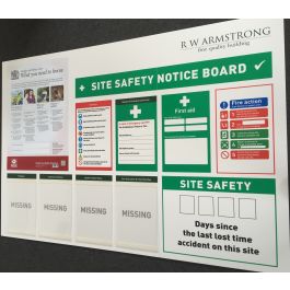 Site Safety Boards - with dry wipe area | SafetyBuyer.com