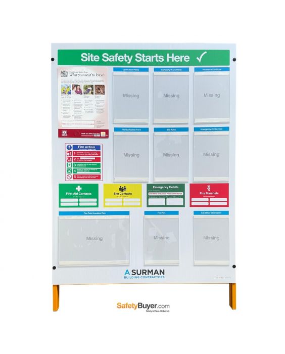 Free Standing Site Boards 