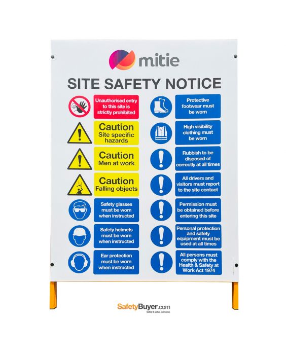 Free Standing Site Boards Safetybuyer Com